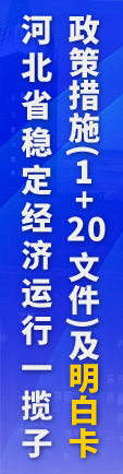 河北省稳定经济运行一揽子政策措施（1+20文件）专栏
