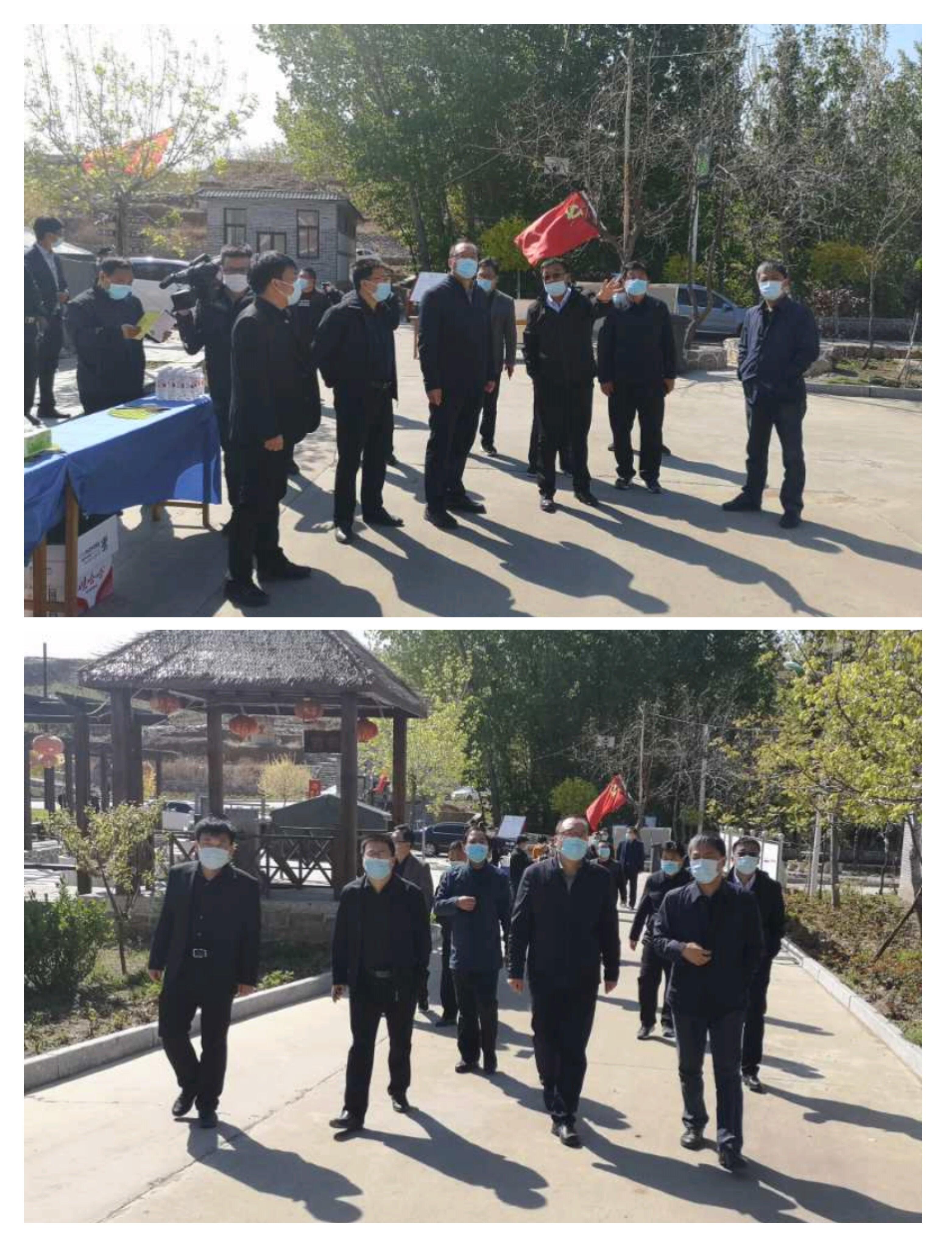 安国市一行到五重安乡参观调研美丽乡村建设及村级小